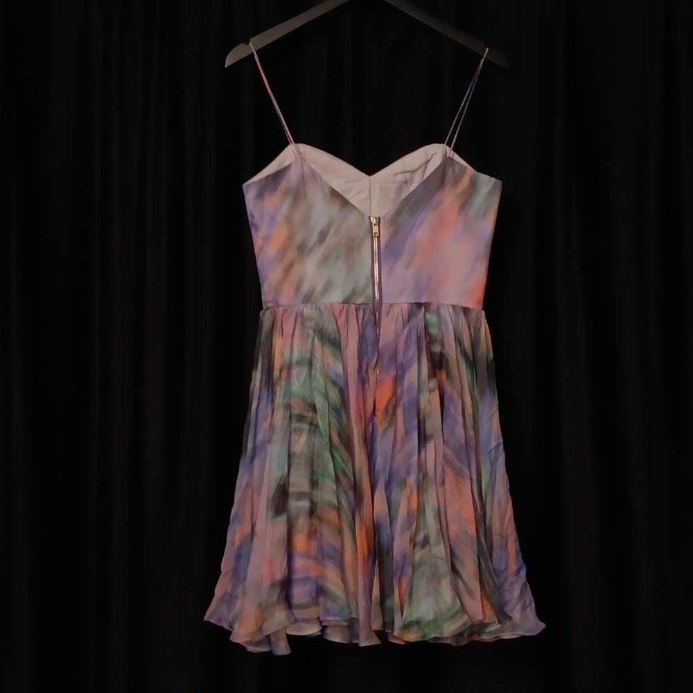 Silk Watercolor Dress - Picture 4 of 8